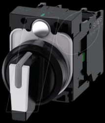 3SU1100-2BL60-1NA0 Toggle switch, 2 NO, 3 switch positions, latching