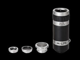 10 pcs Set of Lenses for Smartphones / Tablets 4in1 M-Life