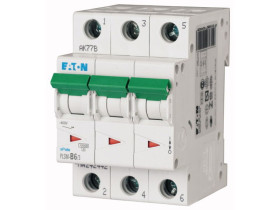 Wyłącznik nadprądowy D 6A 3P 10kA PLSM PLSM-D6/3-MW 242491 EATON