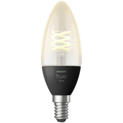 Philips 871951430223500 Hue LED White Filament Candle E14 4.5W 300lm Warm