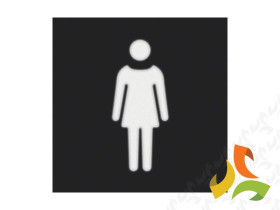 BERKER W.1 Folia do sygnalizatora świetlnego symbol "kobieta" 19058002 HAGER