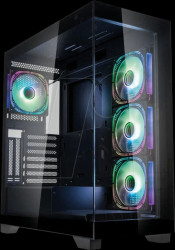 UNITY PEAK BLK Kolink Unity Peak ARGB midi-tower showcase, tempered glass, blac