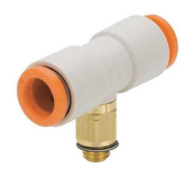 Złączka pneumatyczna Wciskane 5/32 cala Wciskane 5/32 cala SMC Adapter gwintowany teowy UNF 10-32 męskie