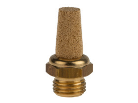 Tłumik hałasu , G 1/4 męskie Gwintowany 1/4 cala Brąz Norgren