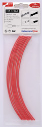 Heatshrink tubing, 3:1, (6/2 mm), PE, crosslinked, red, 308-30611
