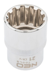 Nasadka Spline 1/2, 21 mm /5szt./