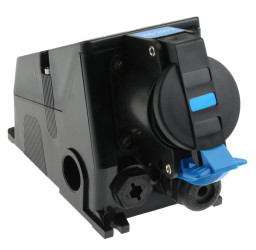 Złącze przemysłowe - zasilające 16A Gniazdo 200-250 V AC, 50 / 60 Hz 2P + E Żeński Emerson Network Power Montaż