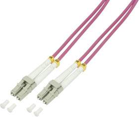 Kabel światłowodowy LogiLink FP4LC44 FP4LC44, złącze męskie LC, złącze męskie LC, 200.00 m