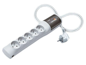 Przedłużacz przeciwprzepięciowy 5-gniazd z/u ACAR XP STANDARD 1,5m szary