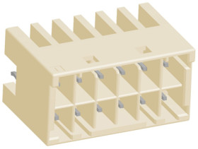 Wtyk PCB 12-pinowe raster: 3.3mm 2-rzędowe TE Connectivity Przewlekany 4.0A 250.0 V.