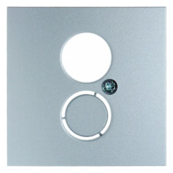 Berker B.1/B.3/B.7 Glas Element centralny do gniazda glośnikowego aluminium 11961404