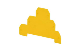 Płytka skrajna do złączek 3-piętrowych ZG-G31-36 żółty PSP-4/3 A41-7201
