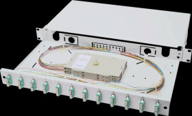 DN-96321/3 Fiber Optic Splice Box, Equipped, SC, OM3