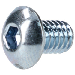 R-TECH 337334 M4 X 6 Hex Socket Button Screws Steel BZP - Pack Of 100