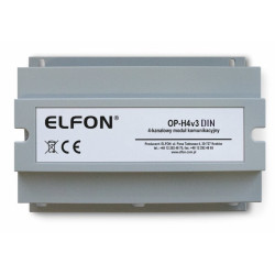 Moduł komunikacyjny OP-H4V3 DIN Elfon OPTIMA, na szynę TH35