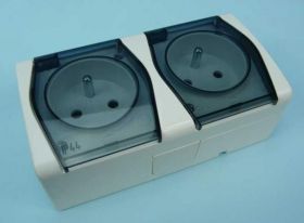 GNT 2x HERMES-2 N/T 2x2P+Z IP44