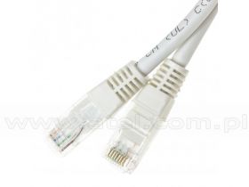 Patchcord UTP, kat.6, 2m, biały, LSOH/LSZH