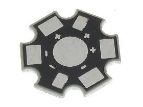 Płytka aluminiowa / radiator star do diod mocy 1W