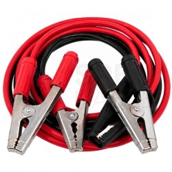 OUTLET Kable przewody rozruchowe elastyczne 25mm2 1500A krokodyle A19 2x4m