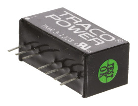 Przetwornica DC-DC, 3W, Uwe 9 → 18 V DC, Uwy ±15V dc, Iwy ±100mA, TRACOPOWER