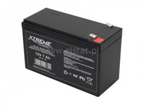 CP 1270 akumulator żelowy 12V, 7Ah XTREME, 6,35mm