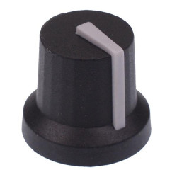 Grey Soft Touch 6mm D Knob K87MBR