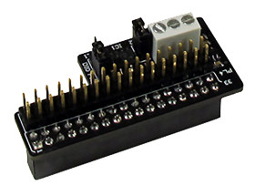 Płyta rozszerzenia Prąd, Napięcie Lascar