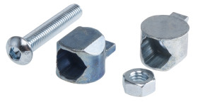 Część łącząca Złącze uniwersalne Rozmiar rowka 6mm RS PRO Element mocowania i łączenia