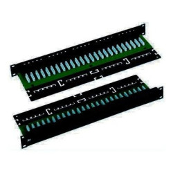 Corning (3M) Panel telefoniczny 25 portów, kat 3, 1U, SID, czarny