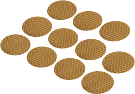 Punkty klejące TOOLCRAFT RTS 1564056 RTS40-YL (Ø) 40 mm 11 szt.