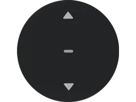 BERKER R.1/R.3/R.classic/1930/Glas KNX RF quicklink przycisk żaluzjowy czarny połysk 85245231 HAGER