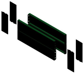 Spacial SM cokół panelu bocznego, 200x300mm NSYSPS3200
