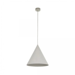 Lampa wisząca o średnicy 32cm CONO E27 beżowy klosz-stożek 10056 TK Lighting