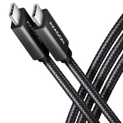 AXAGON BUCM32-CM20AB USB Cable Black 2m Data Transfer &amp; Charge