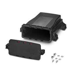 Obudowa urządzeń elektronicznych 179.8mm Obudowa zewnętrzna 163.8 x 179.8 x 62.1mm materiał: Poliwęglan Phoenix Contact