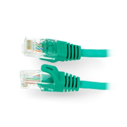 Przewód sieciowy Ethernet Patchcord UTP 5e 0,5m - zielony