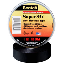 Scotch SUPER33&#x2B;-25X33 Electrical Tape 33m x 25mm Moisture-Resistant