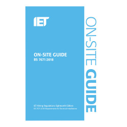 IET Publishing On-Site Guide (BS 7671:2018&#x2B;A2:2022) 8th Edition