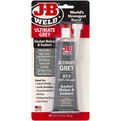 J-B Weld 32327UK Silicone Gasket Maker &amp; Sealant Grey 85g