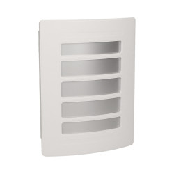 Dzwonek Gong Ton Color 8V biało-srebrny 013N/8V/BI-SR