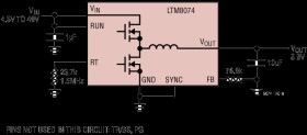 40V, 1.2A Silent Switcher µModule Regulator