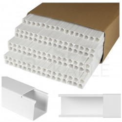 Listwa elektroinstalacyjna kanał kablowy BKK 16x16mm korytko z pokrywą KARTON=266m (133szt) NEKU