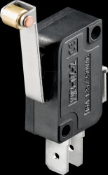 10184 Microswitch roller lever, 5 A / 250 V