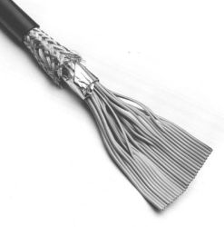 Przewód płaski w okrągłym płaszczu, ekranowany 28 AWG 3M 3659/14 dł. 30,5m