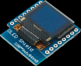 D1 Shield - OLED display 0.66" (1.67 cm)
