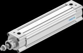 3657872 Standard cylinder, DSBC, dia. 63 mm, M16x1.5, G3/8, D3, PPVA