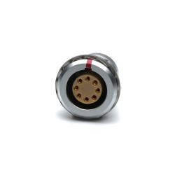 Złącze wielostykowe przemysłowe 8-pinowe M15, panelowe Gniazdo RS PRO