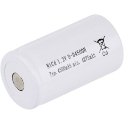 Mexcel 136546 Battery D NiCd 1.2V 4500mAh Rechargeable Non-standard