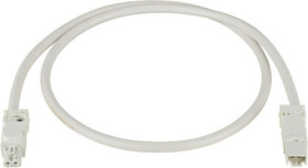 Connection cable, 1.5 mm², 1 m, white, for control cabinet light, 07L.10