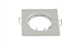 Oprawa Sufitowa Dain Biała Kwadrat Stal Nieruchoma